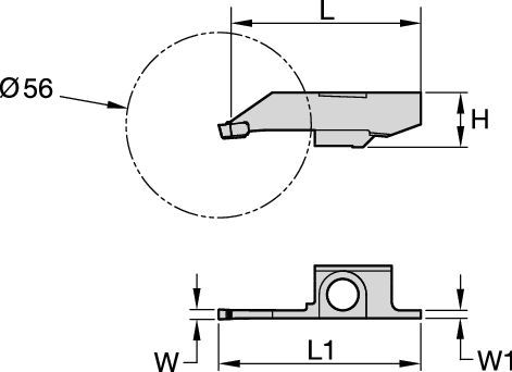 wgc universal holder clamp for WGC inserts.